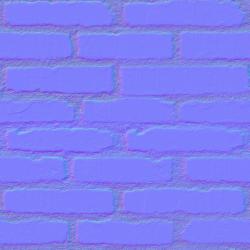 Seamless Textures of Wall Bricks + Normal & Bump Mapping